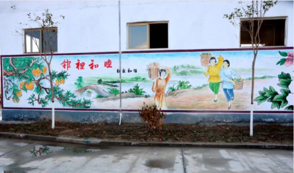 江华乡镇文化墙 乡风文明焕发新活力