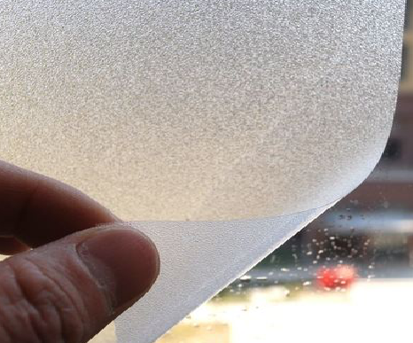 江华玻璃门外面粘广告用什么材料好？